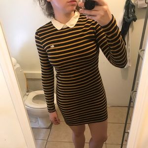 Lacoste Live! Collared body con dress